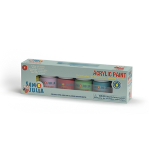 Acrylic Paint - Six basic colors